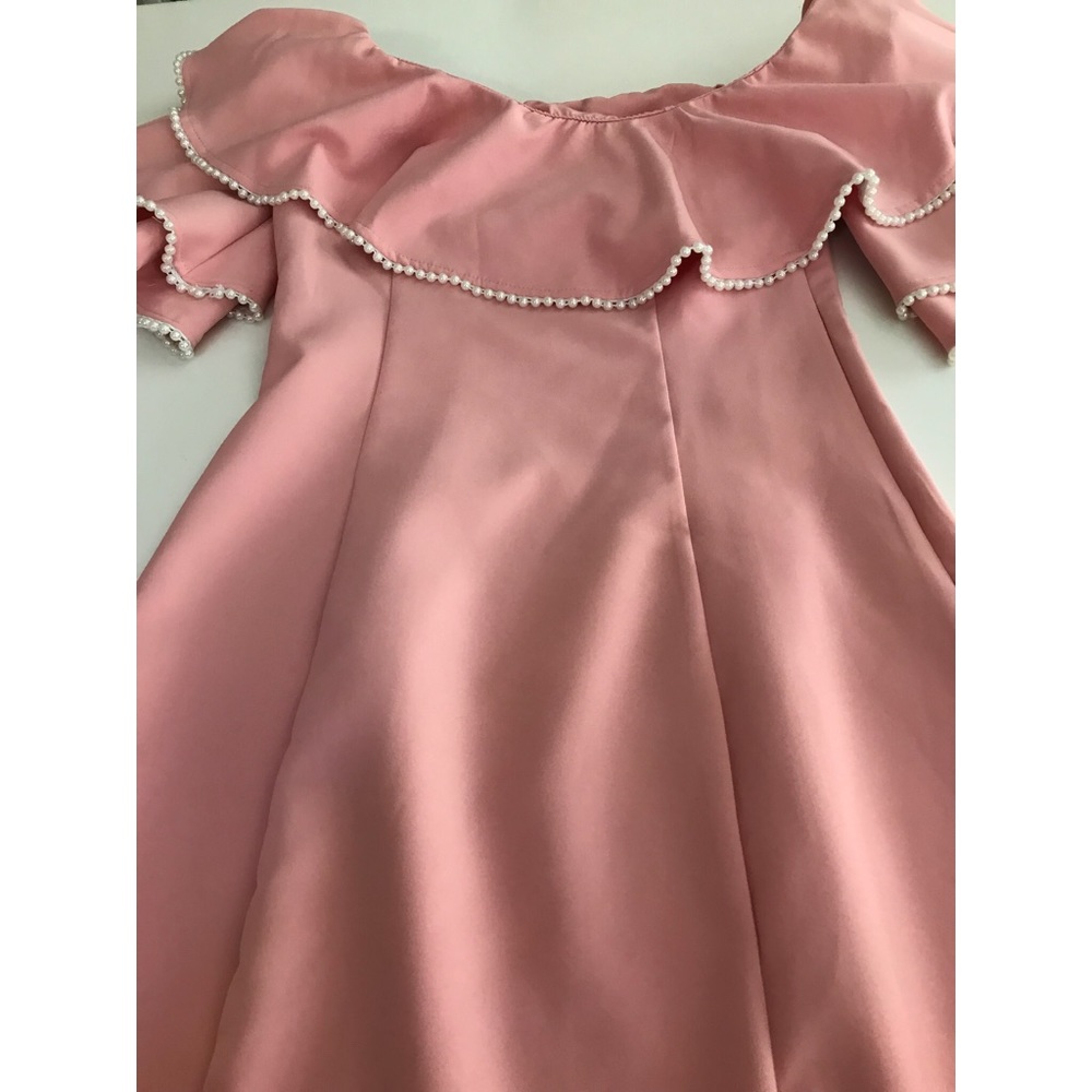 Off shoulder trumpet sleeve dress - Picture 3 of 6